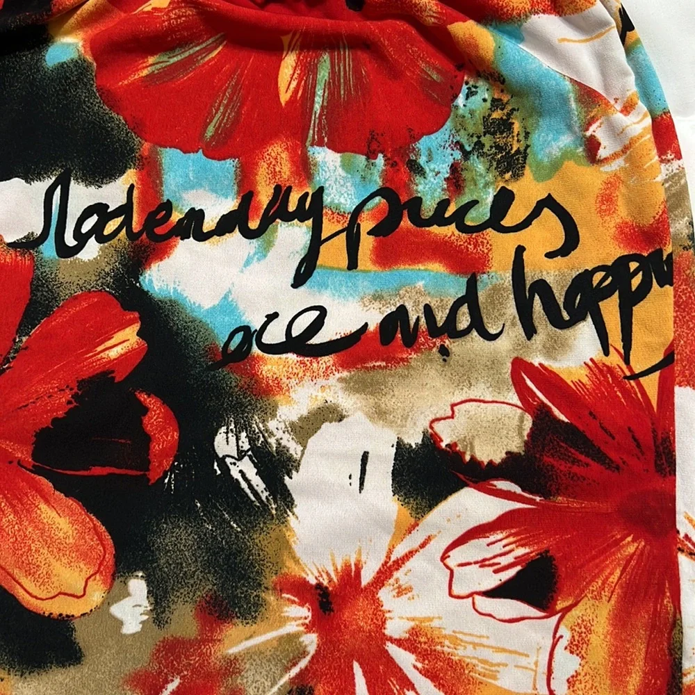 CACH’E One Shoulder, Flower Print Mini Dress - Picture 11 of 12